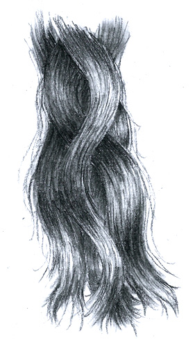 how to draw wavy hair