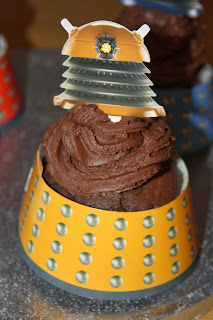 Dalek cupcakes
