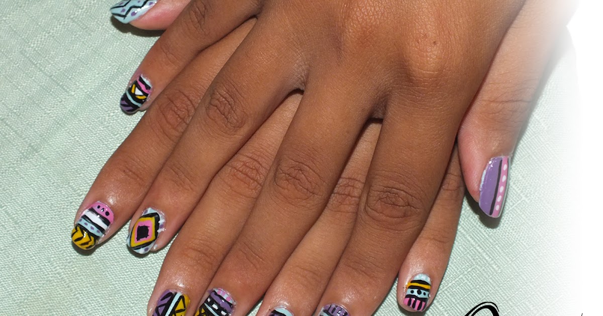 8. Aztec-inspired nail designs - wide 5