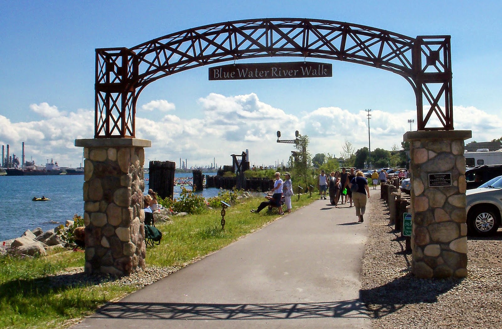 Traveling with the Longdogs Blue Water Riverwalk in Port Huron, MI