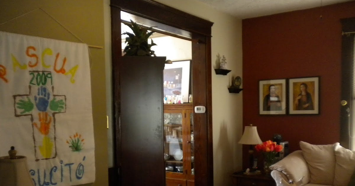 Familia Católica: Así nos quedó nuestra casa para Pascua - 2011