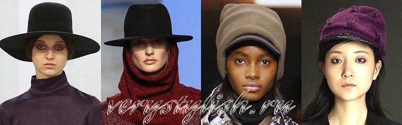 Fall Winter 2014 - 2015 Women's Knitted Hats Fashion Trends
