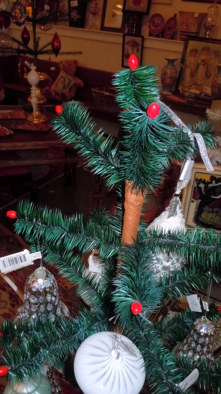 38 ANTIQUE VINTAGE GERMAN GOOSE FEATHER CHRISTMAS TREE