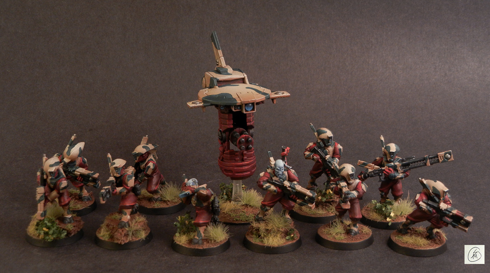 Finished Tau Pathfinder Team Wargaming Hub