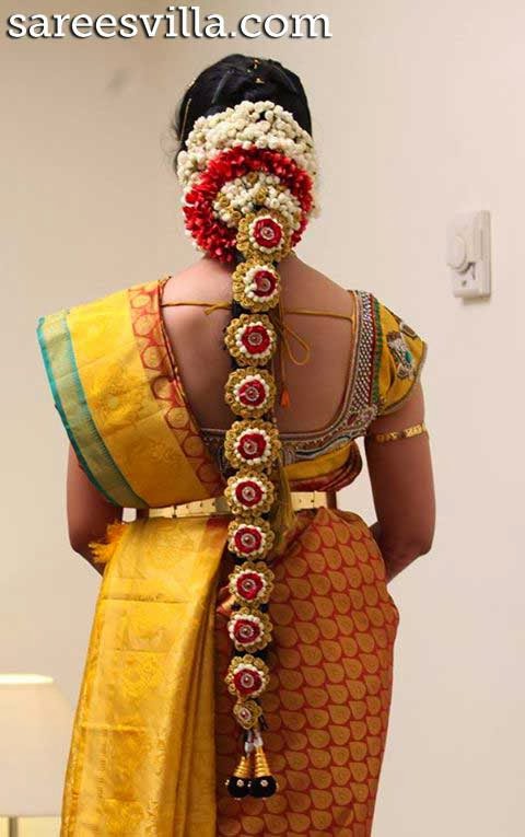 South Indian Bridal Hairstyles | Sarees Villa
