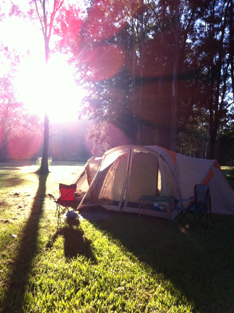 { This girl loves to talk } One Night Camping