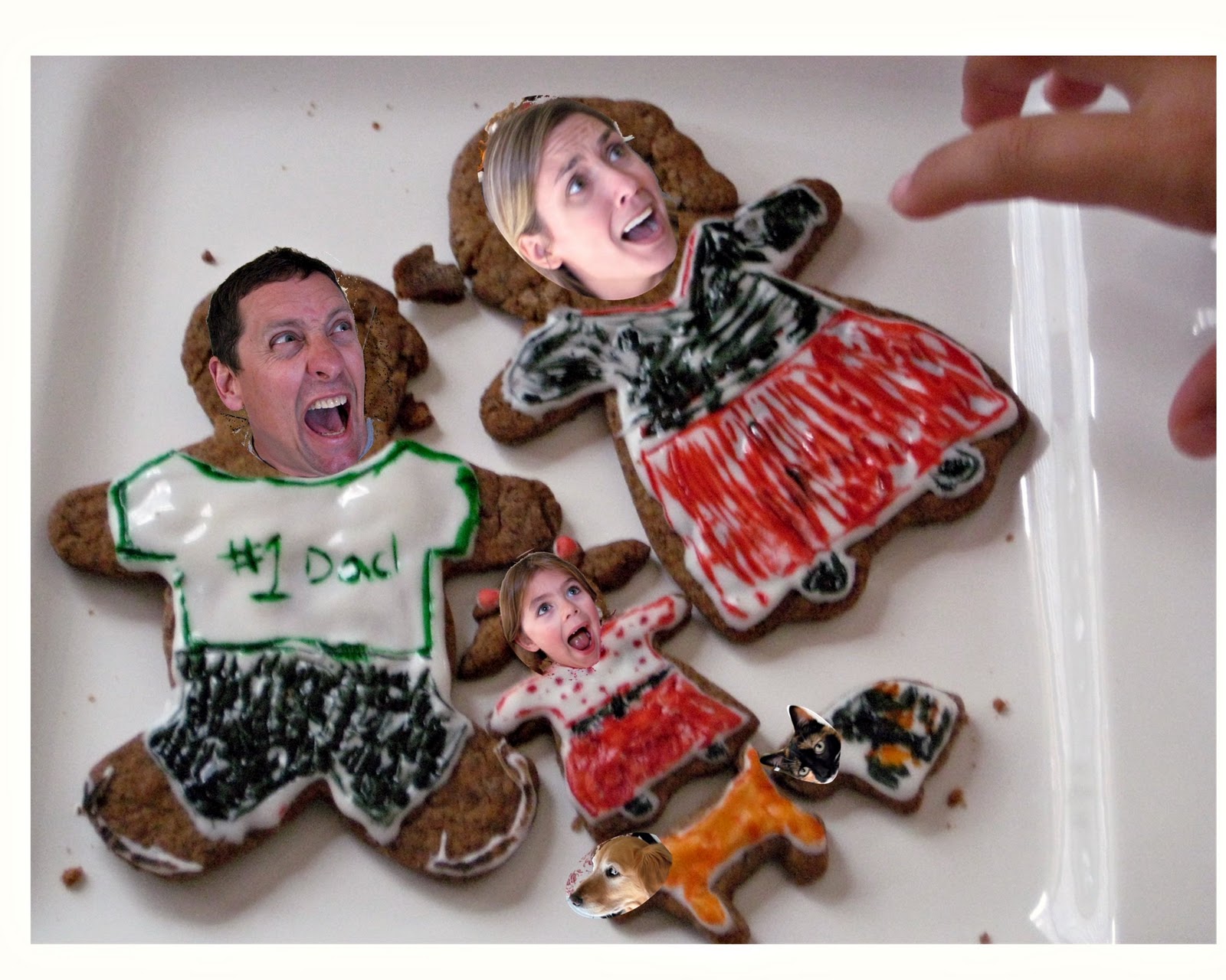 Christmas Card Cookies - Crazy for Crust