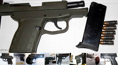 Loaded guns discovered in carry-on bags.