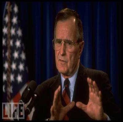George-Bush-1-had-the-flag
