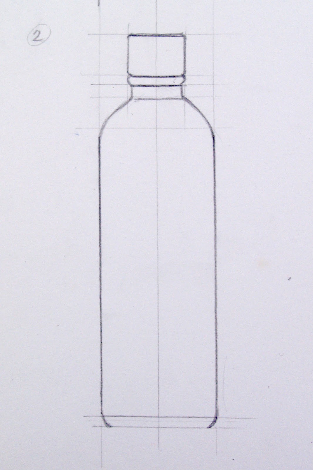 How To Draw Plastic Bottle In 3 Steps ~ theHANDrawn – Rom Salvar