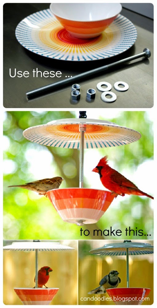 NewTrends upcycled bird feeder