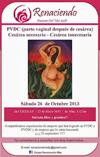 Encuentro de Octubre PVDC (Parto Vaginal Después de Cesárea)