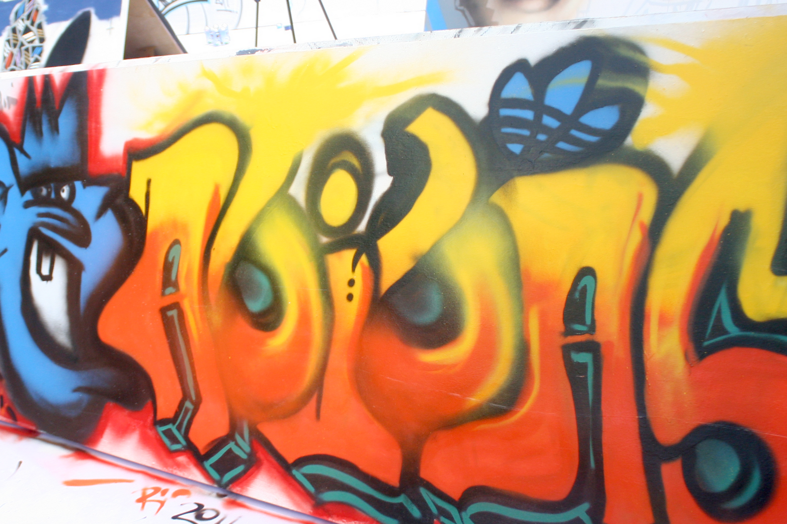 Experiencing Los Angeles Tagging At Venice Beach
