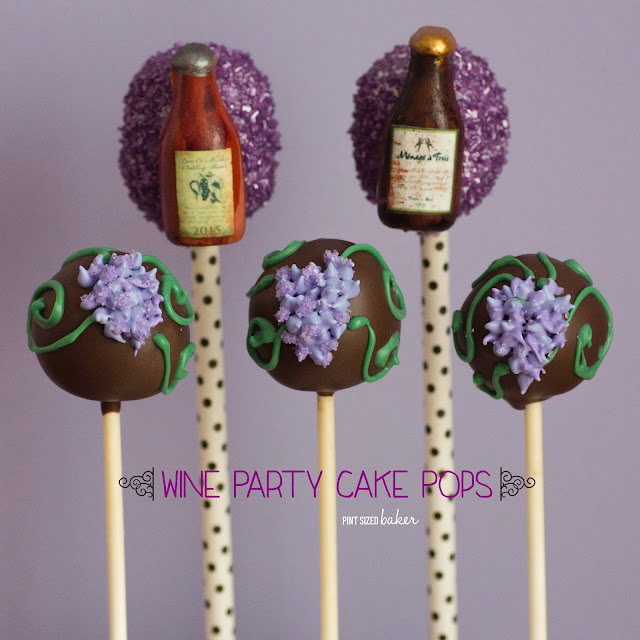 I'm going to make these fun Wine Bottle Cake Pops for my next party. The guests are going to love them!