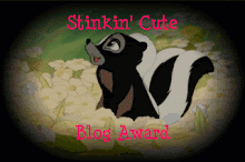 Stinkin' Cute Blog Award