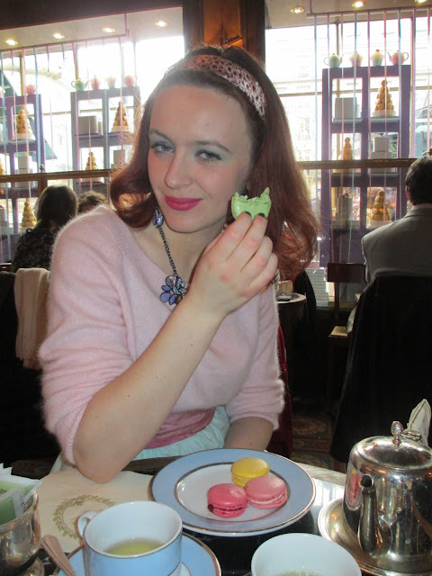 Macaroon pastels Laduree Dressing up in Paris