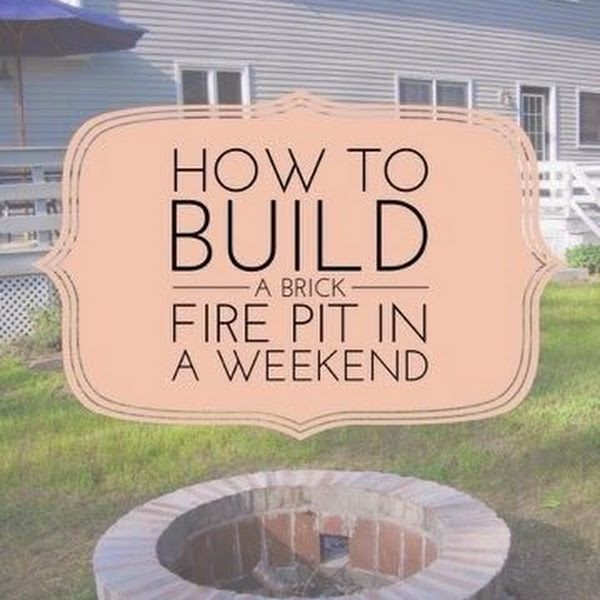 Diy Brick Fire Pit In One Weekend The Daily Diffuser Blend