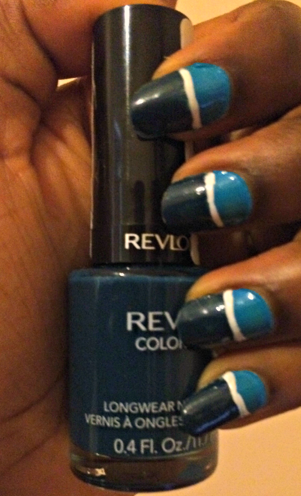 revlon manicure blue 
