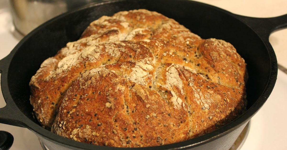 UnProcessing My World Dutch Oven Artisan Quinoa Bread
