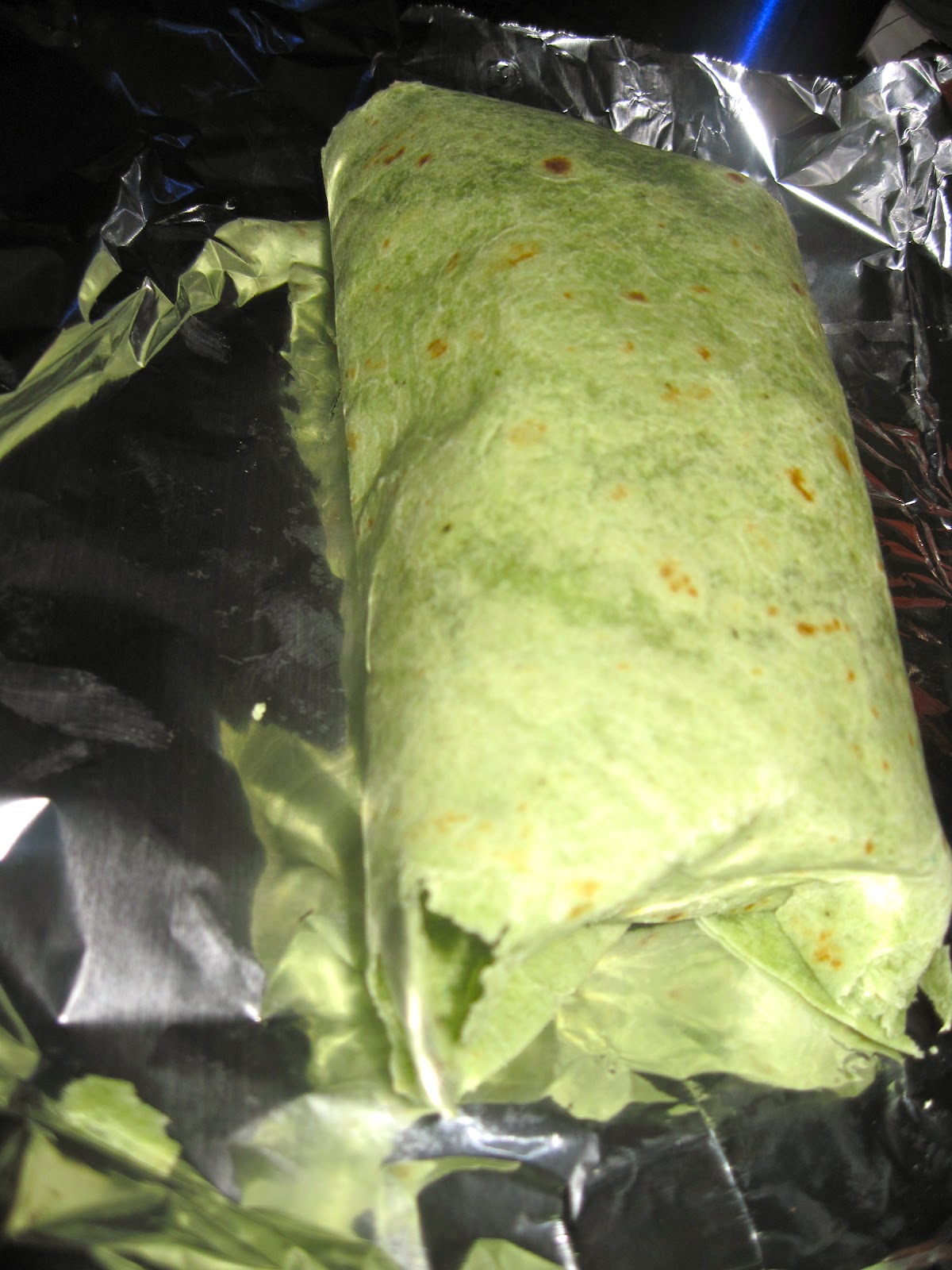 Color Me Caroline Grilled Chicken Hummus Wrap