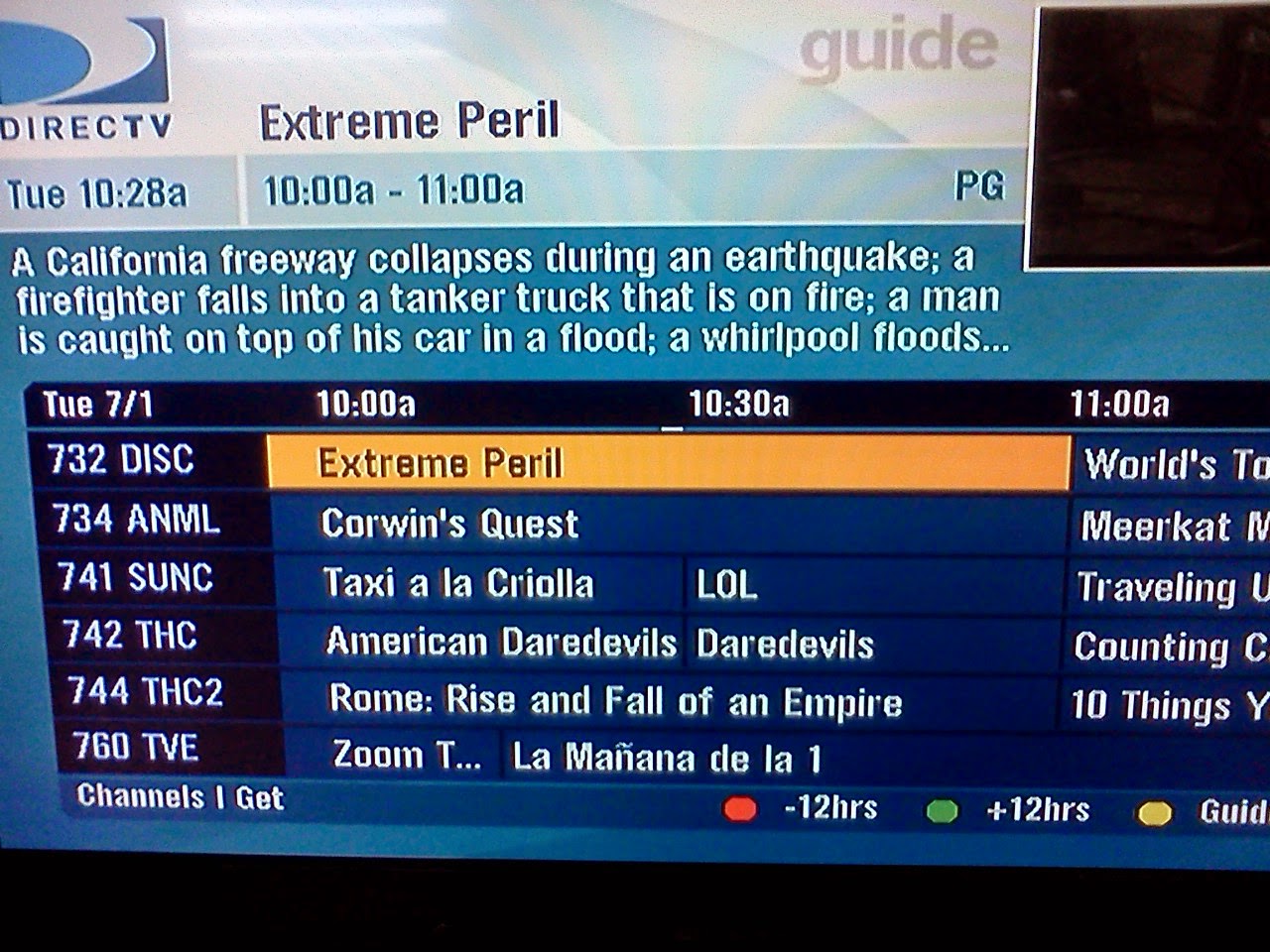 Prisma de Información No más Bio 744 y sí H2 en DirecTV prepago Puerto