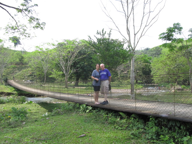 swinging bridge