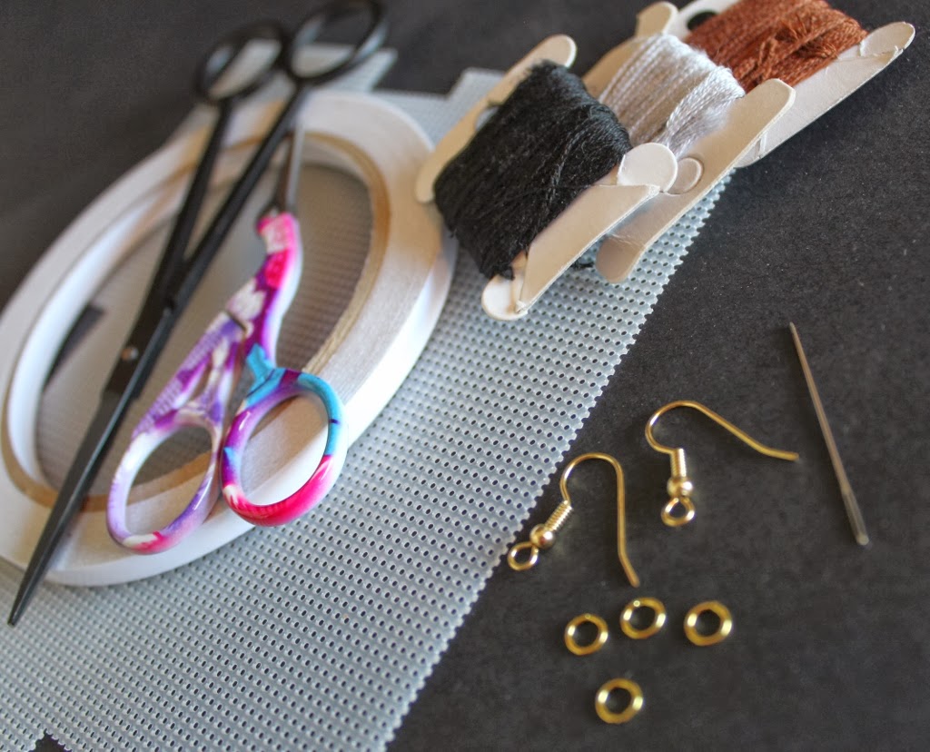 Fangirl Stitches How to... Cross Stitch Earings + FREE PATTERN!