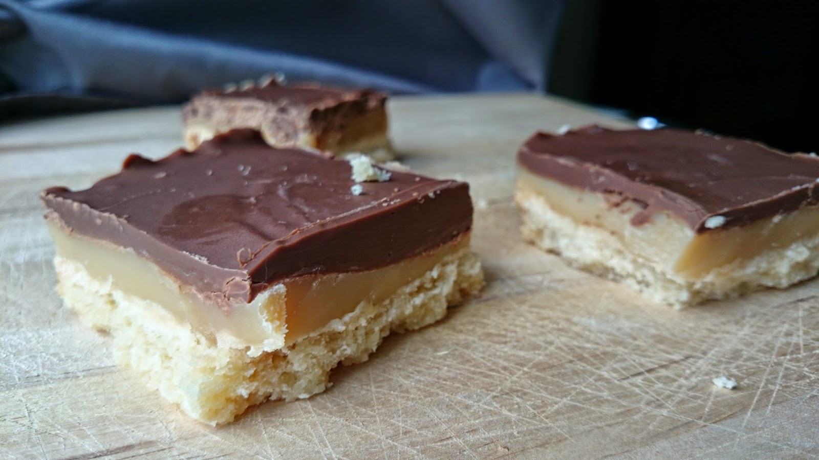 Haute Blonde Ambition Costa's Chocolate Caramel Shortbread Recipe Steal
