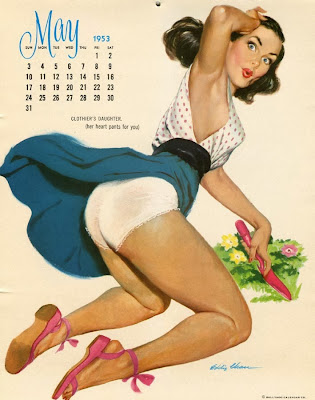  Eddie Chan pin up calendar girl
