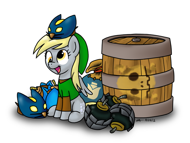 Funny pictures, videos and other media thread! - Page 15 192399+-+artist+zicygomar+derpy_hooves+legend_of_zelda+Link