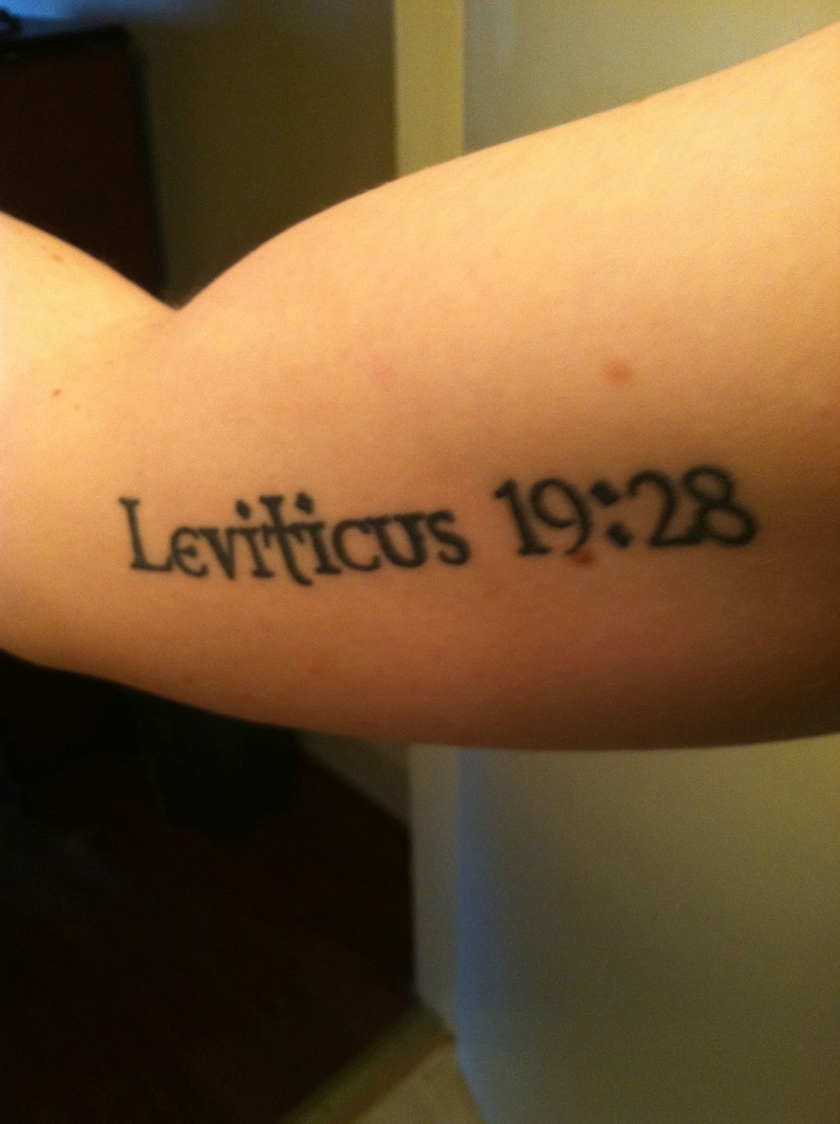 The Good, the Bad and the Tattooed Leviticus