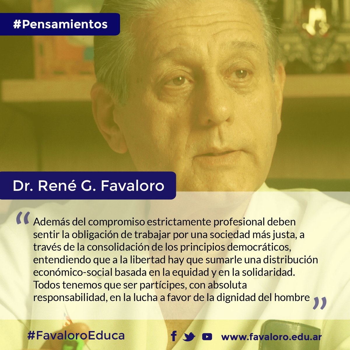 #Pensamientos Dr. René Favaloro