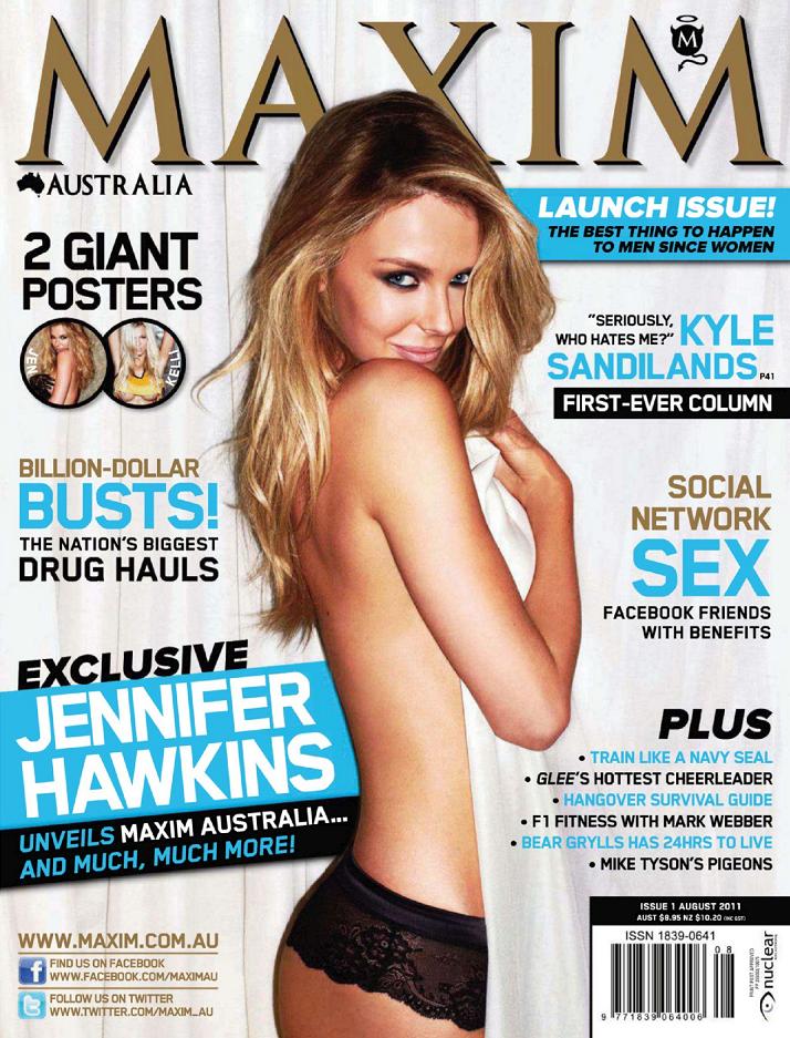 Jennifer Hawkins Maxim Australia Magazine August 2011