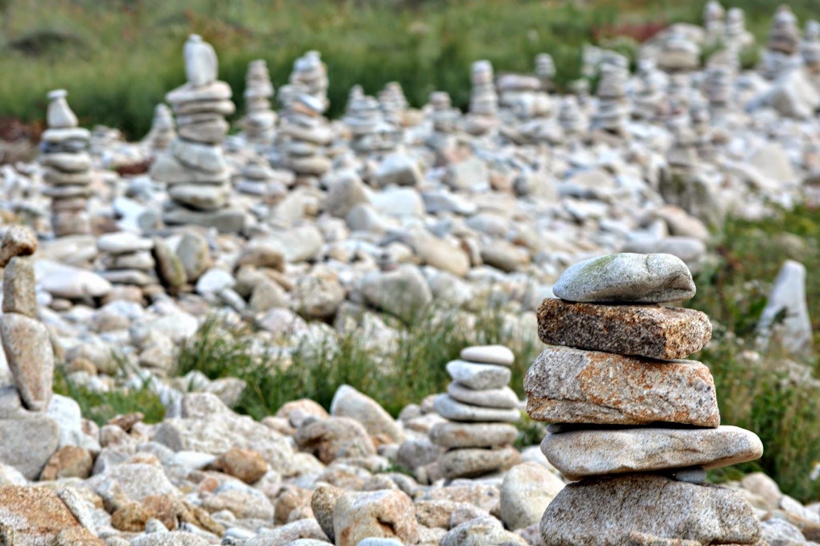 Pebbles on Bryher Isles of Scilly