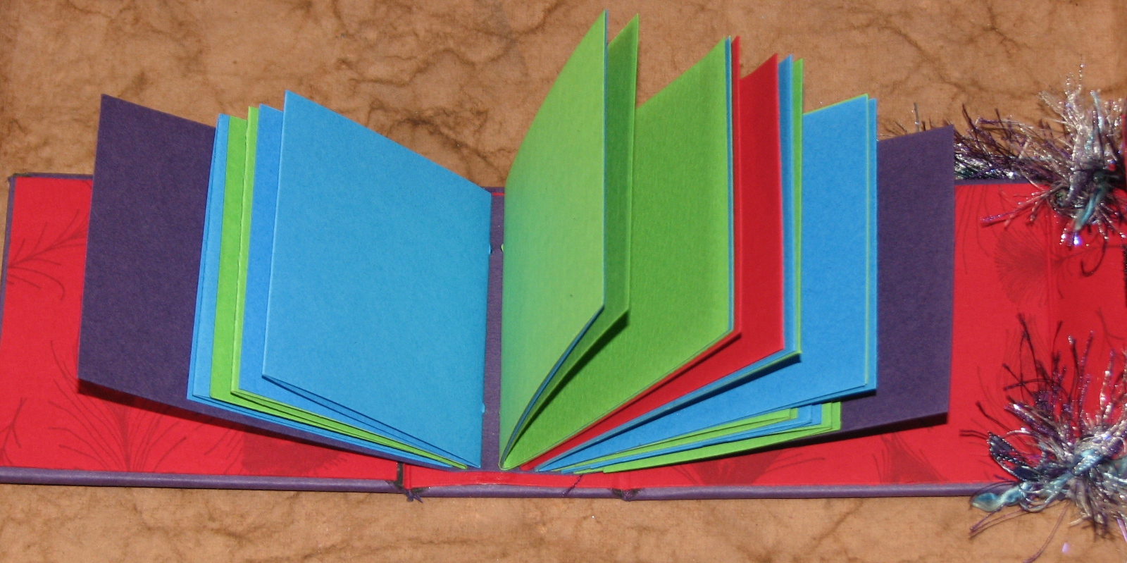 Club Scrap Creates Peacock Purse Mini Book