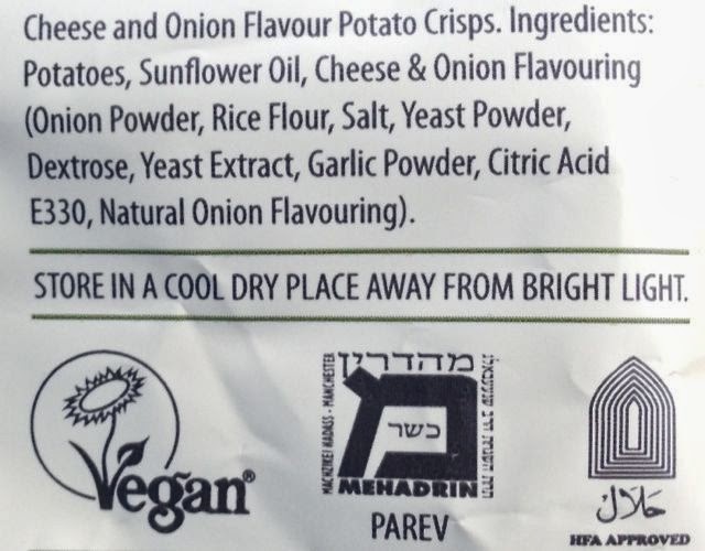 VEGANOO Vegan Reviews Review Ten Acre Cheese & Onion Crisps