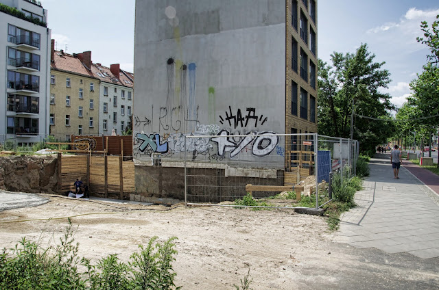 Baustelle Wohnhaus, Bernauer Straße, zwischen Brunnenstraße und Ruppiner Straße, 10115 Berlin, 13.07.2013