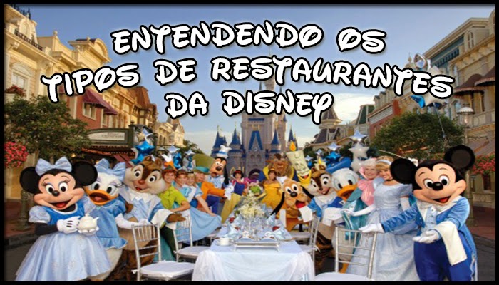 Restaurantes com personagens na Disney