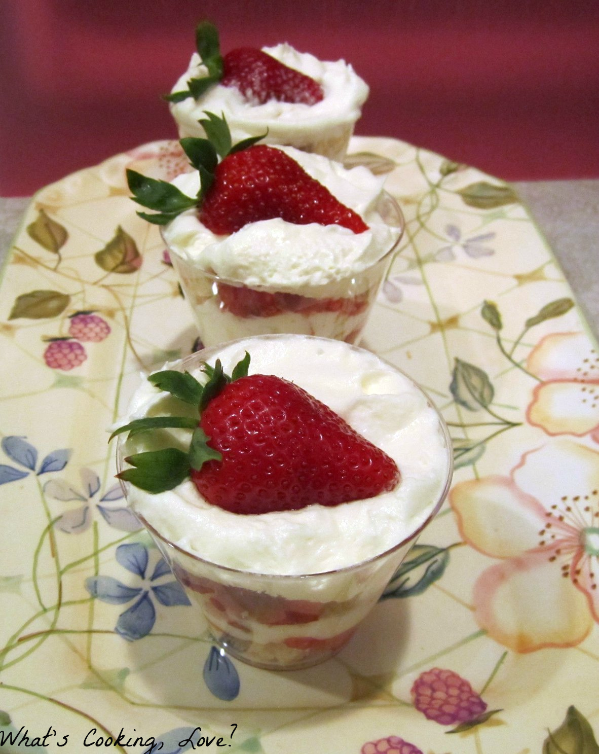 Strawberries and Cream Sugar Cookie Mini Parfaits Whats Cooking Love?