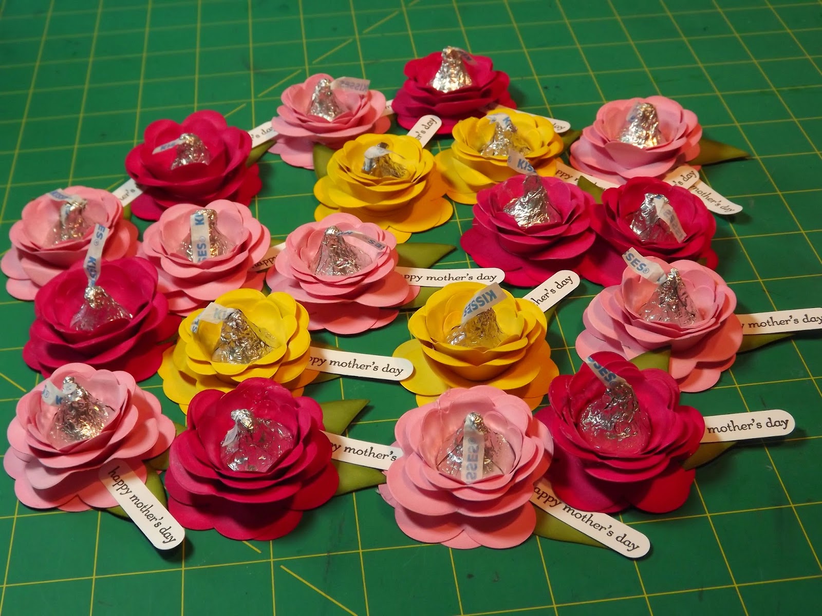 Nanny's Pansy Patch Hershey Kisses Flowers