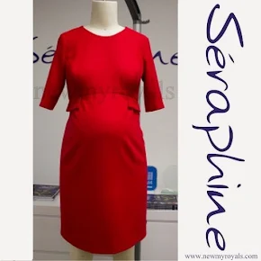 Crown princess Victoria SERAPHINE Bespoke Maternity Dress