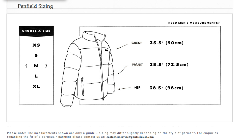 laws of general economy SOLD Penfield Kasson Parka Size Medium