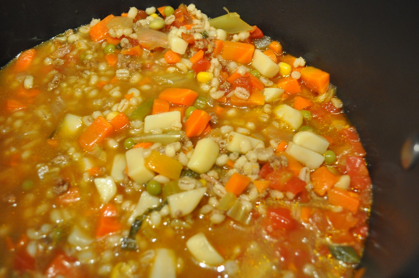 Quaker's Easy Barley Minestrone Soup (or rather stoup!!) More is Better