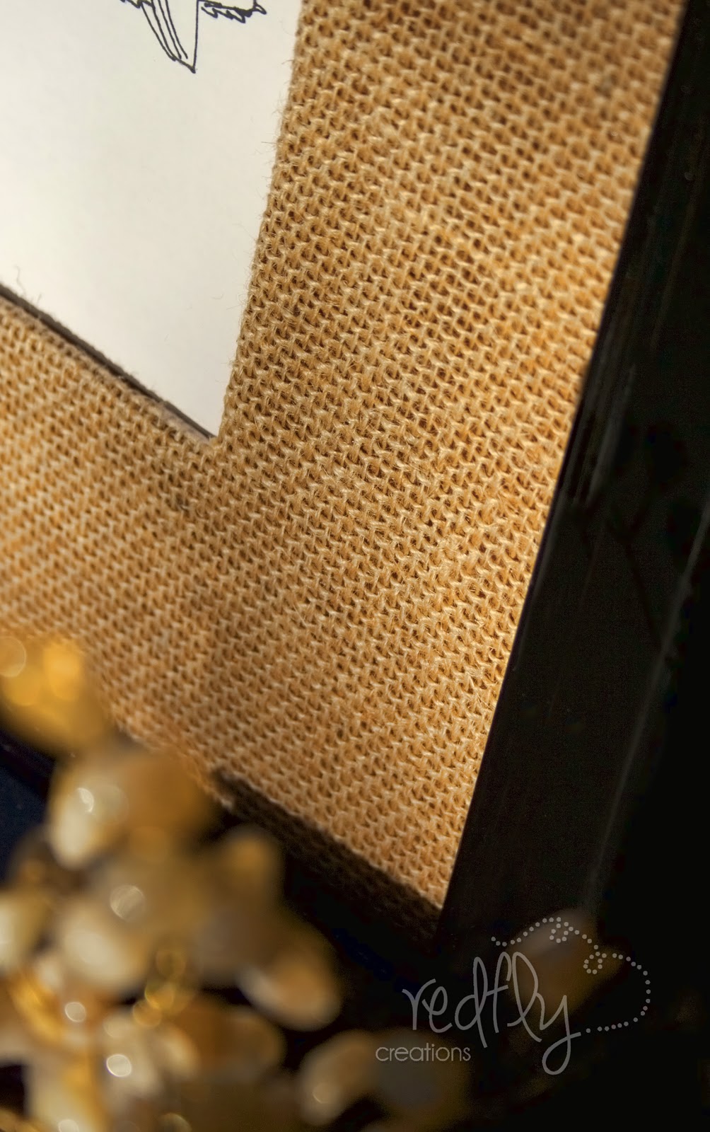 Redfly Creations DIY Burlap Matting