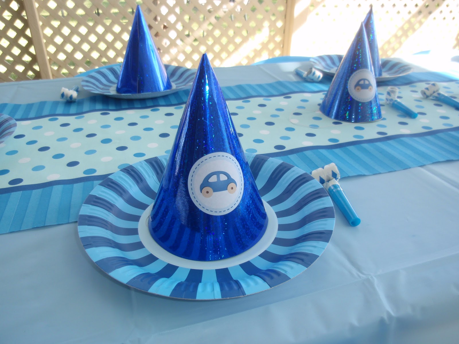 The Bluebird Nest Little Blue Car Party