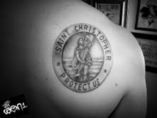 TATTOOS BY CAZM1: St. Christopher