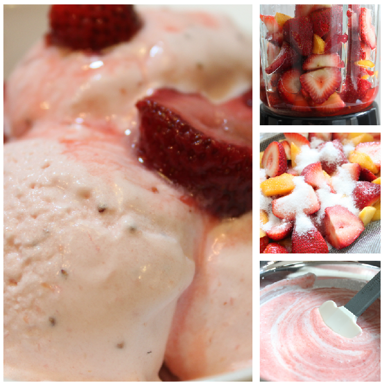 Perfect Strawberry Peach Ice Cream Beaute' J'adore