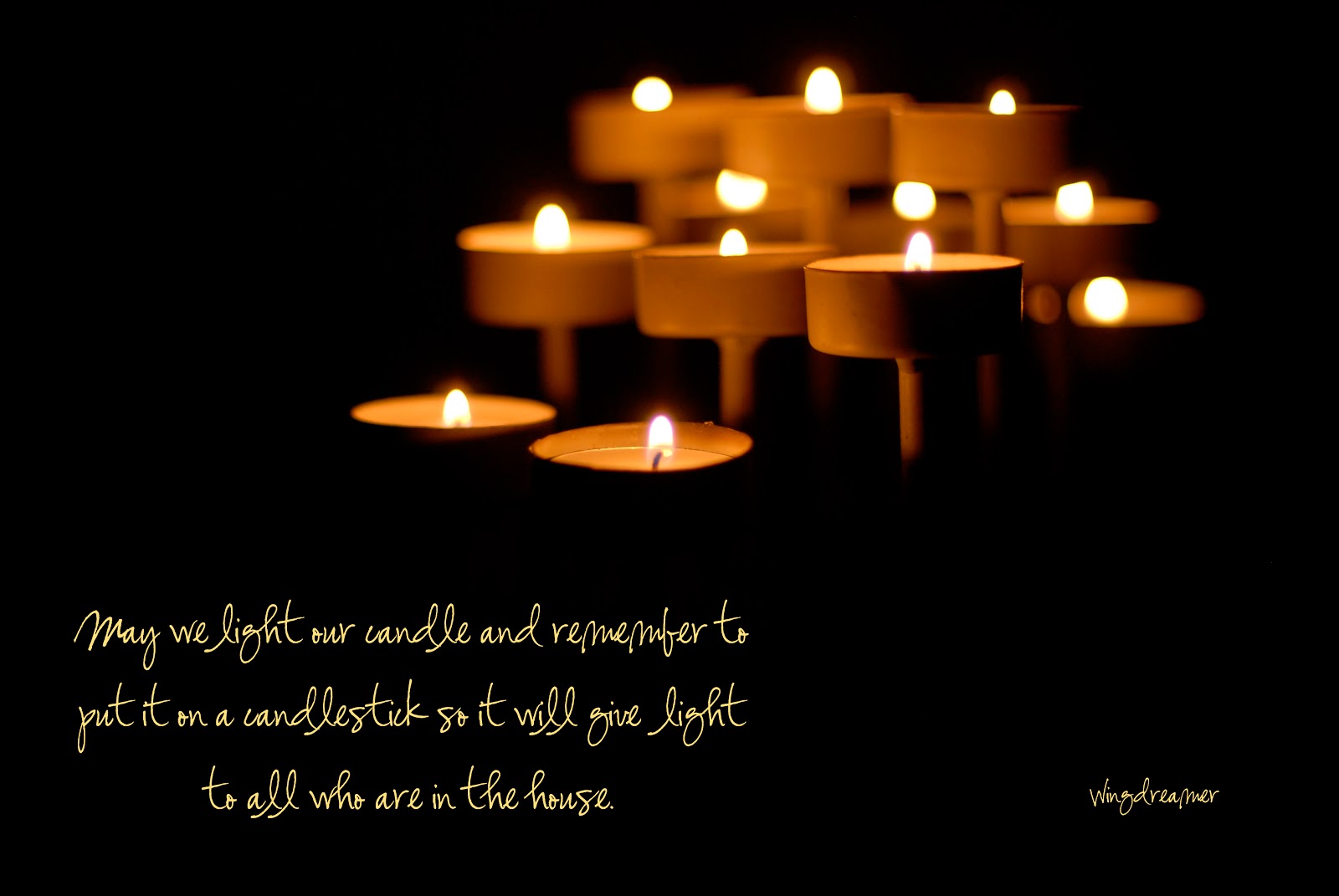 Wingdreamer Learns to Fly Candle