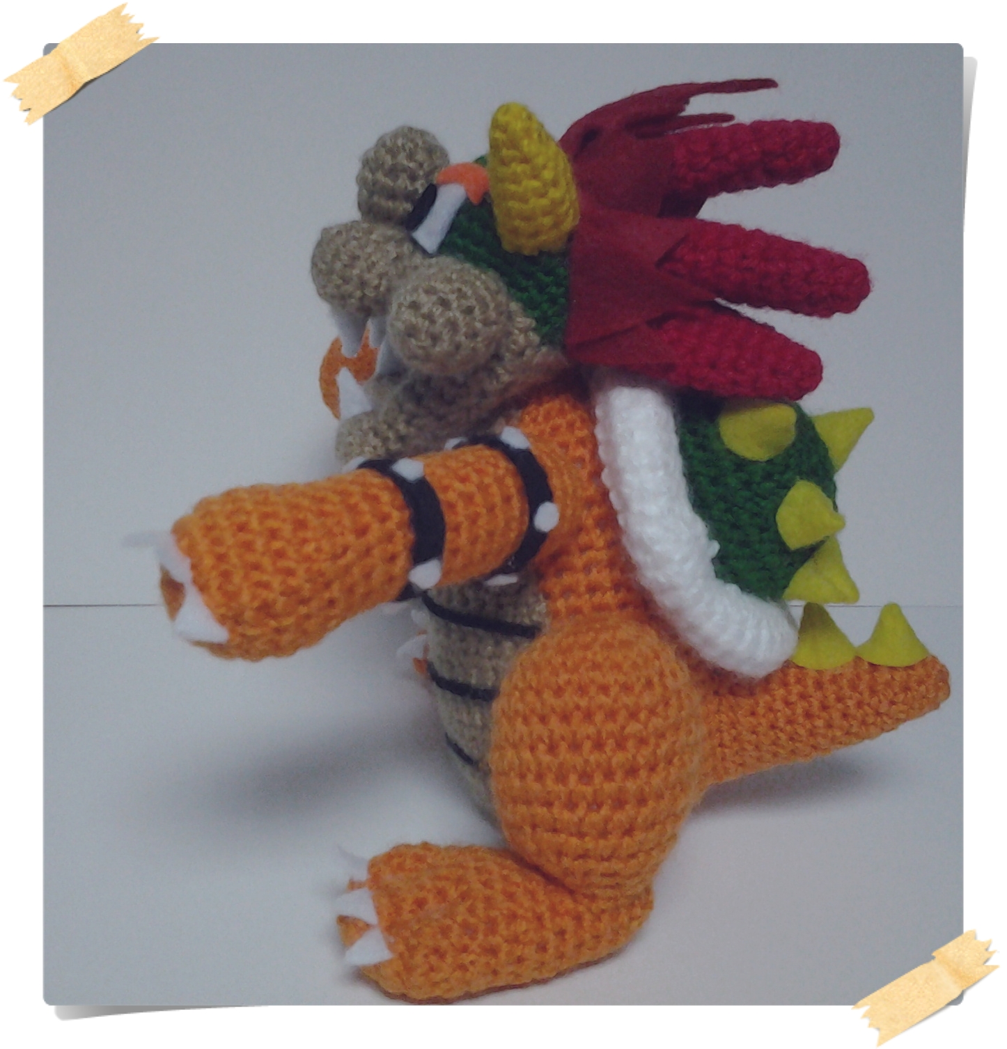 Hilando Ovillitos: Bowser Mario Bros Amigurumi