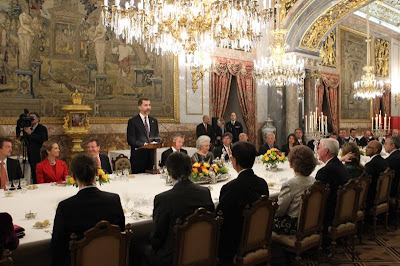 Cena en el Palacio Real